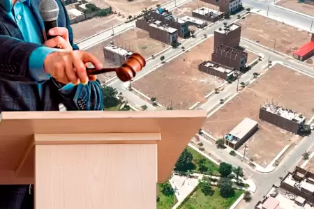 Serpar subasta terrenos en Lima.