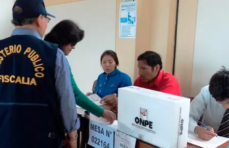El Ministerio P�blico logr� detenciones por delitos electorales.