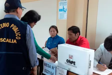 El Ministerio P�blico logr� detenciones por delitos electorales.