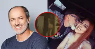 Carlos Alc�ntara es captado con mujer en su domicilio