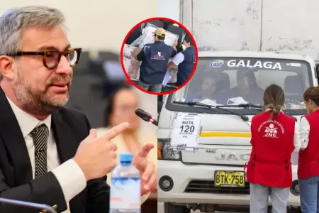 Corvetto sobre traslado de material electoral: "Cadena de custodia nunca se romp