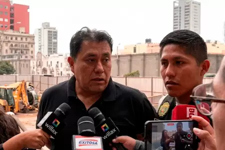 Samam� culp� a otro funcionario ante la prensa.