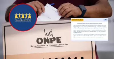 Transparencia llama a la calma y exige respetar el proceso electoral.