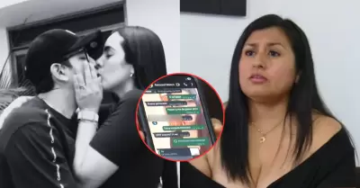 Mujer expone chats y fotos privadas con Reimond Manco