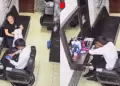 Chiclayo: Delincuente roba celular dentro de barber�a bajo la modalidad de falso cliente