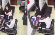 Chiclayo: Delincuente roba celular dentro de barbería bajo la modalidad de falso cliente
