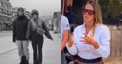 Alejandra Baigorria llora durante viaje a Espa�a con Said