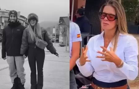 Alejandra Baigorria llora durante viaje a Espa�a con Said