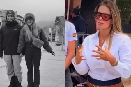 Alejandra Baigorria llora durante viaje a Espa�a con Said