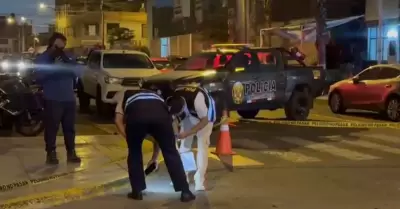 Balacera en el Callao deja un muerto y una herida