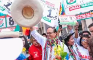 Roberto S�nchez agradece a "Dios, la Pachamama y al Pueblo Milenario" por llegar al segundo lugar de las elecciones 2026