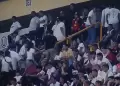 Hinchas de Universitario fueron captados abandonando el Monumental antes del final del partido