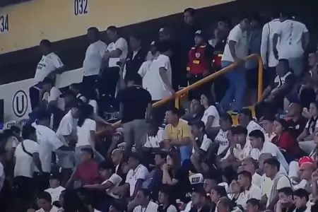 Hinchas de Universitario abandonan el Monumental