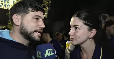 Periodista entrevista a hincha de Boca Juniors y ella le pide su Instagram