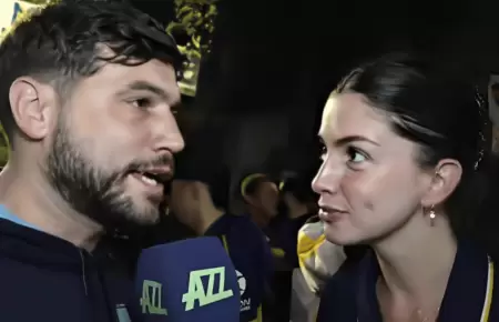 Periodista entrevista a hincha de Boca Juniors y ella le pide su Instagram
