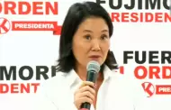 Keiko Fujimori llama a la calma tras avance del conteo electoral: "No podemos convocar a una insurgencia"