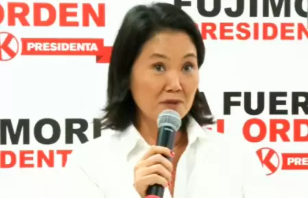 La candidata rechaz� posici�n de candidatos que llaman a la insurgencia.