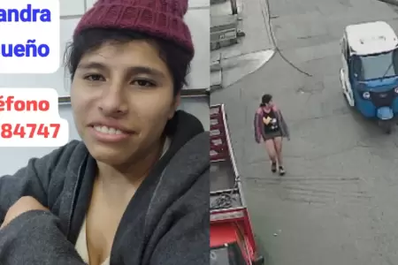 Se busca a Alexandra Arrisue�o V�squez, joven de 23 a�os desaparecida en Indepen