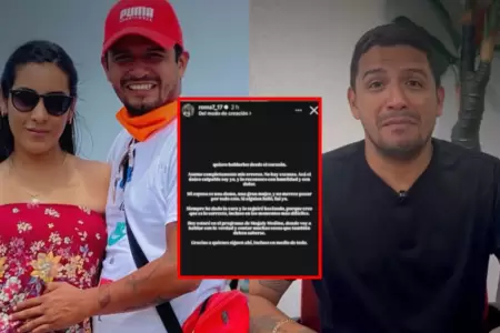 Reimond Manco asume la culpa total y defiende a Lilia Moretti