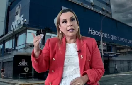 La excandidata mostr� su fastidio con la ONPE.