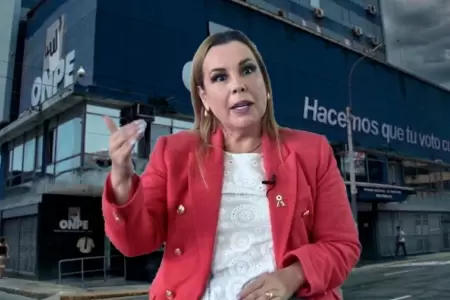 La excandidata mostr� su fastidio con la ONPE.