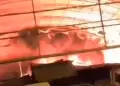 Villa El Salvador: Incendio de grandes proporciones consume al mercado Oasis