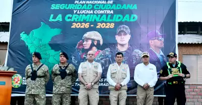 Polic�a presenta resultados de lucha contra la delincuencia.