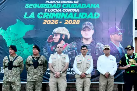 Polic�a presenta resultados de lucha contra la delincuencia.