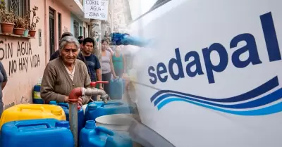 Corte de agua en Lima el 17 de abril.