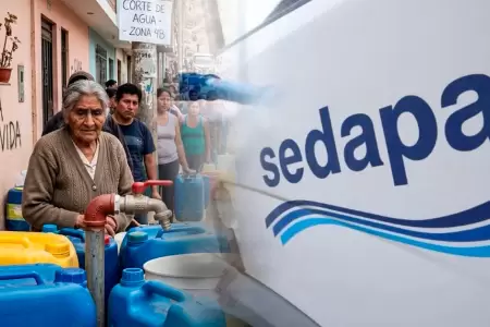 Corte de agua en Lima el 17 de abril.