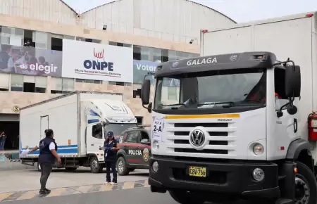 Empresa Galaga responsabiliza a ONPE por demora del material electoral.