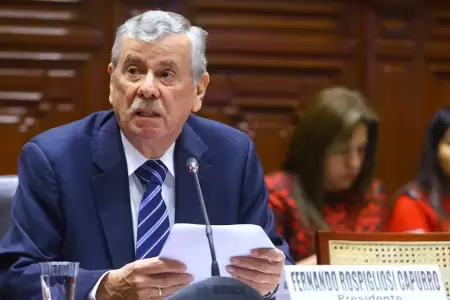 Rospigliosi: Comisi�n de Constituci�n evaluar� nueva ley org�nica del MP mediant