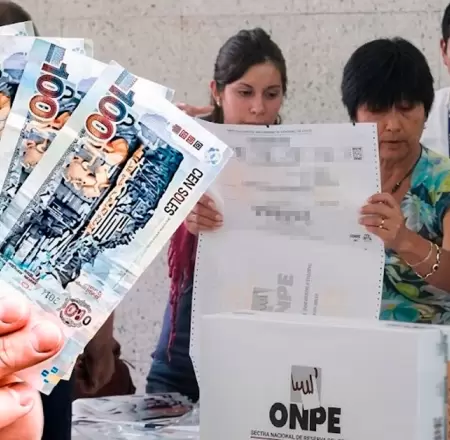 Miembros de mesa ya pueden cobrar compensaci�n de S/165.