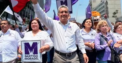 Mes�as Guevara lider� la campa�a presidencial.