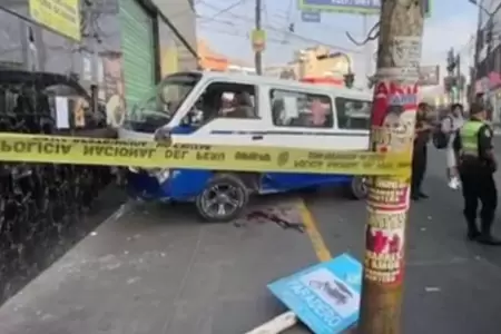 Chofer de combi de 18 a�os fue asesinado por falso pasajero.