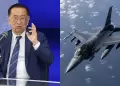 Jos� Balc�zar deja en stand by compra de aviones F-16 a EE.UU.: "Lo dejar�amos para el nuevo gobierno"