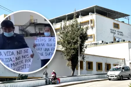 Arequipa: Denuncian desabastecimiento de bolsas de di�lisis en el hospital Honor