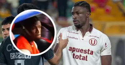 Filtran im�genes de Sekou Gassama afectado tras pifias de hinchas de la 'U'.