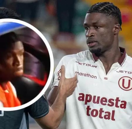 Filtran im�genes de Sekou Gassama afectado tras pifias de hinchas de la 'U'.