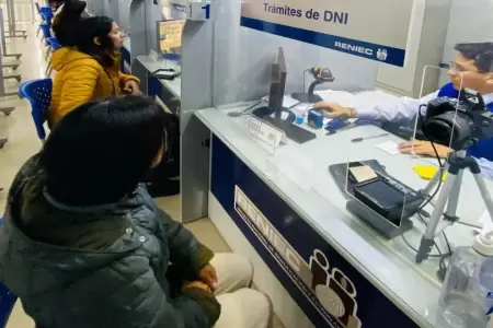 Reniec brindara atenci�n este s�bado 18