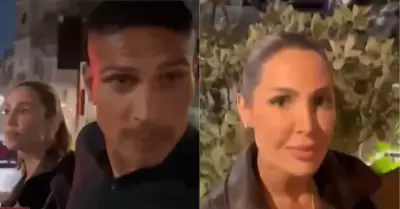 Ana Paula Consorte huye de la prensa