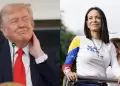 Mar�a Corina Machado afirma no arrepentirse de haber entregado su Nobel a Trump: "Siempre le agradeceremos"