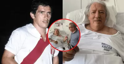 Ram�n Mifflin, hist�rico exjugador de la selecci�n peruana, fue hospitalizado