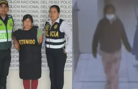 PNP captur� en El Agustino a reclusa que fug� de hospital de Arequipa