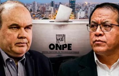 L�pez Aliaga compite con Roberto S�nchez por la segunda vuelta.