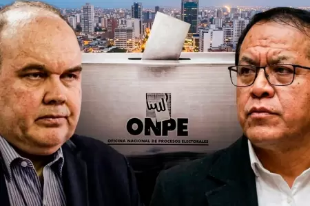 L�pez Aliaga compite con Roberto S�nchez por la segunda vuelta.