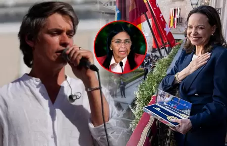 Carlos Baute, artista venezolano, realiz� c�nticos contra la figura de Delcy Rod