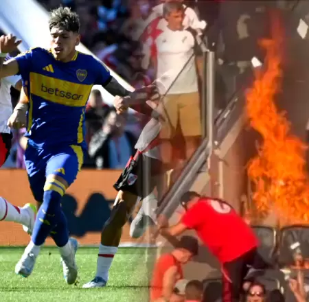 Momento de tensi�n se vivieron previo al encuentro.