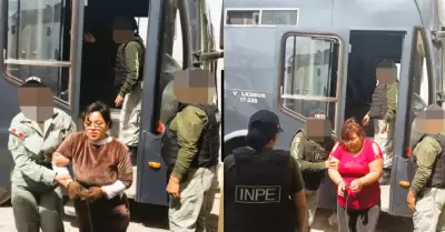 INPE reubica a 17 internas del penal de Moquegua bajo fuerte operativo.
