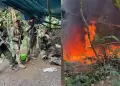 Ayacucho: Ej�rcito destruye centro de producci�n clandestino e incauta m�s de 300 kilos de droga